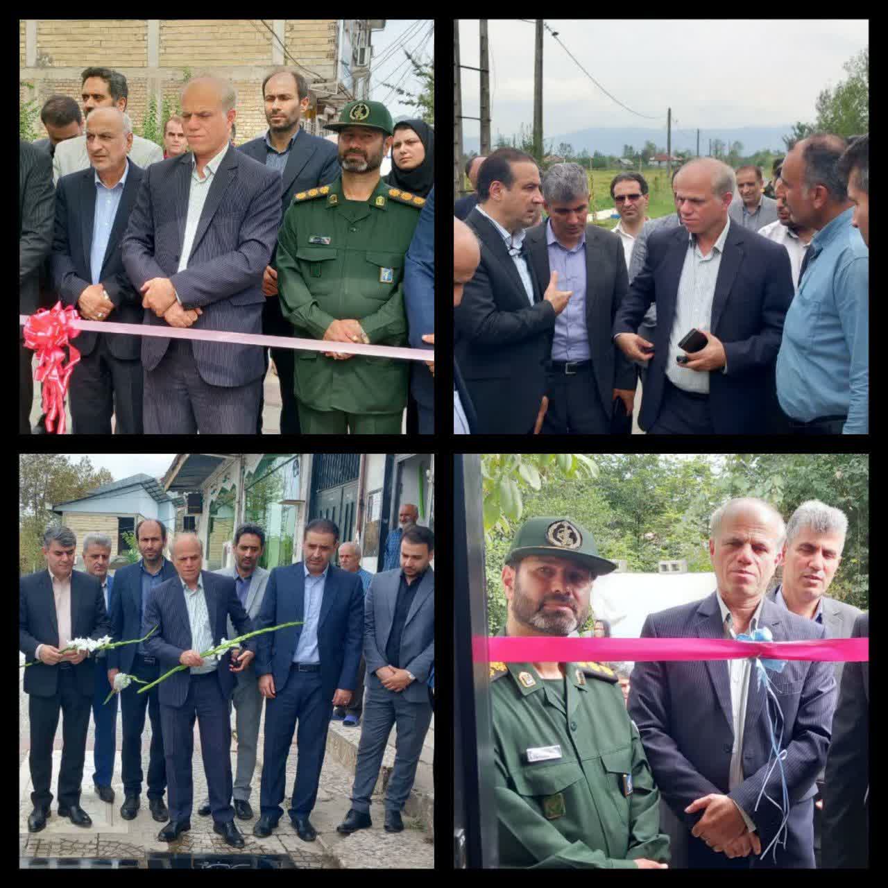 افتتاح پروژه های فرمانداری شفت درپنجمین روزازهفته دولت