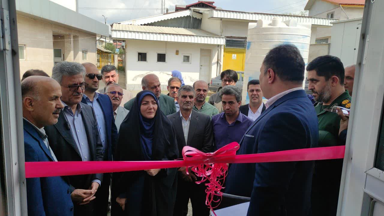 تصفیه‌خانه فاضلاب بیمارستان غدیر سیاهکل افتتاح شد