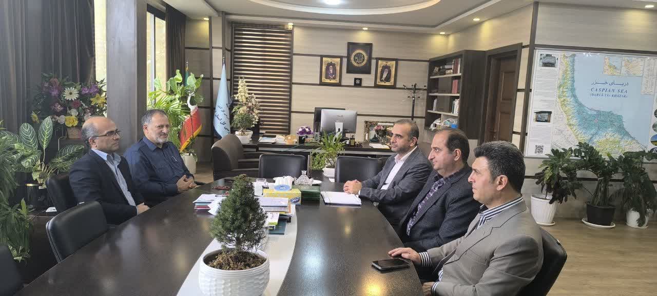 دیدار مدیر کل راهداری گیلان با رئیس کل بازرسی استان به مناسبت روز سازمان بازرسی