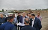 نظارت میدانی مدیرعامل سازمان منطقه آزاد انزلی بر پروژه‌های عمرانی