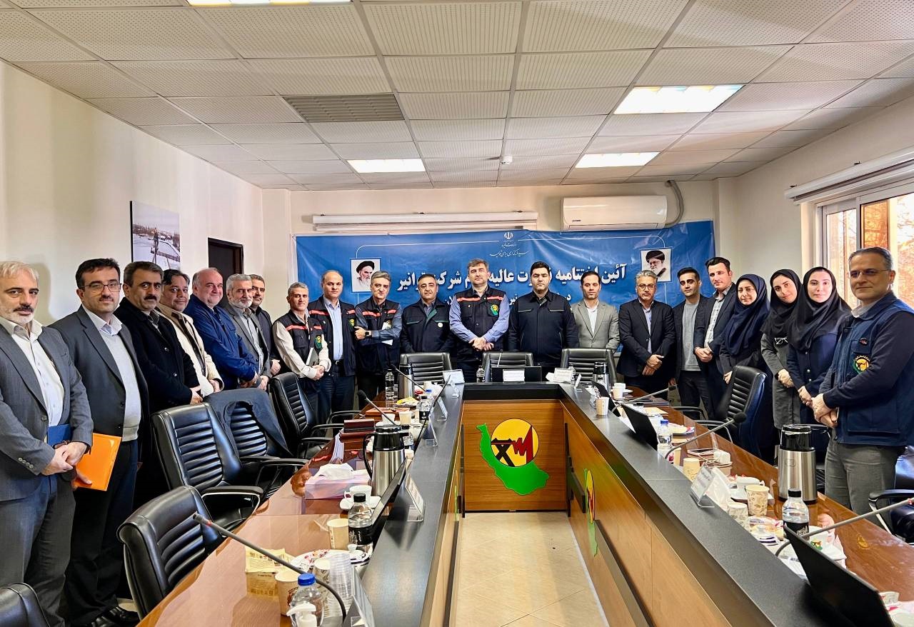 برگزاری آیین اختتامیه نظارت عالیه بهام در توزیع برق گیلان