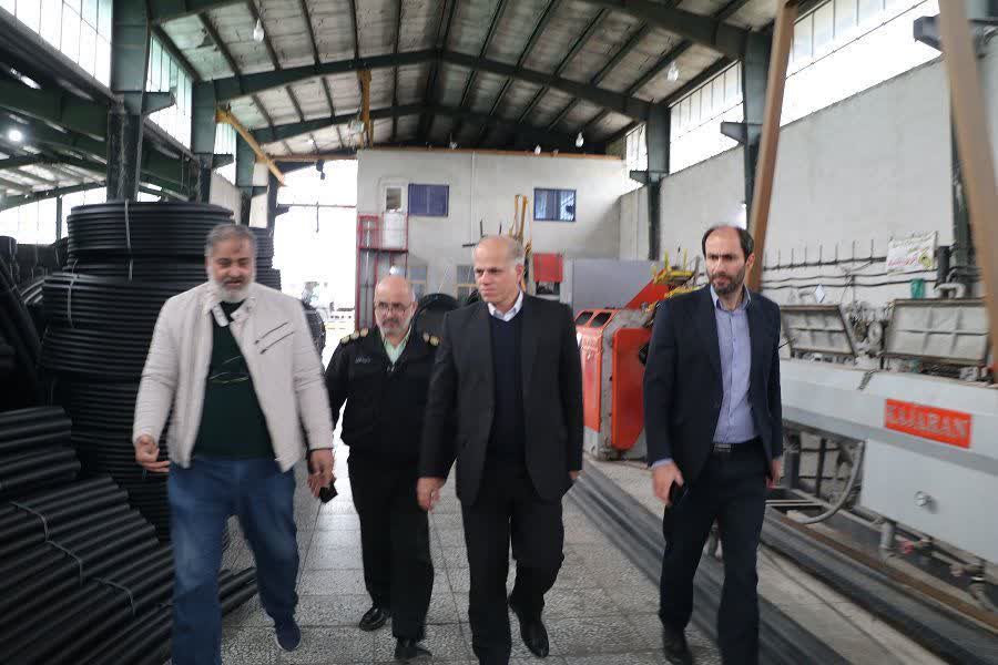 بازدیدازکارخانه تولیدلوله《خورشیدطلایی》