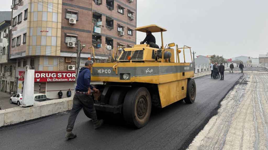 پروژه تقاطع غیرهمسطح آیت‌الله رودباری رشت در آستانه بهره‌برداری