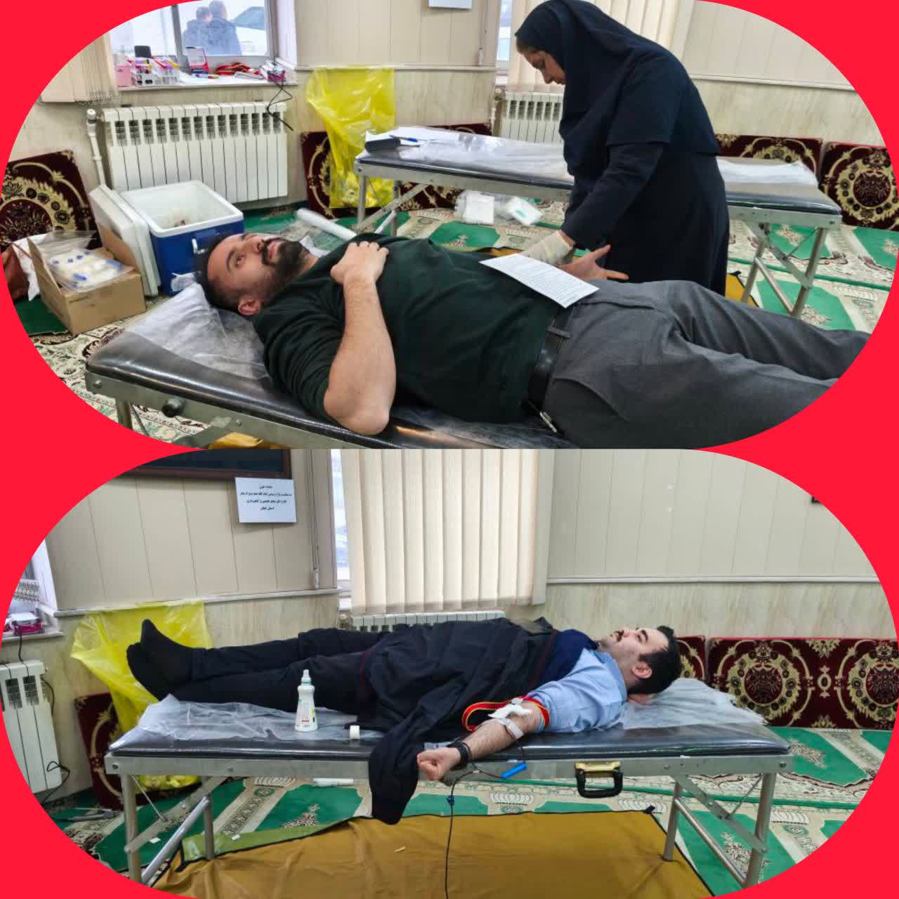 با حضور نیروهای سازمان انتقال خون استان گیلان در اداره کل منابع طبیعی وآبخیزداری کارمندان این اداره کل با اهدا خون در این امر خداپسندانه شریک و سهیم شدند