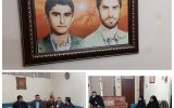 دیدار مدیر درمان تأمین اجتماعی گیلان با خانواده‌ های شهید و جانباز در رشت