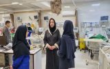بازدید مدیر امور پرستاری دانشگاه از مرکز آموزشی و درمانی پورسینا