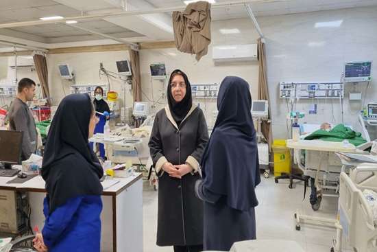 بازدید مدیر امور پرستاری دانشگاه از مرکز آموزشی و درمانی پورسینا بازدید مدیر امور پرستاری دانشگاه از مرکز آموزشی و درمانی پورسینا
