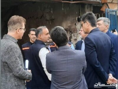 بازدید از ساختمان‌ها و مراکز آسیب‌دیده توزیع برق گیلان در حوادث دی‌ماه سال گذشته