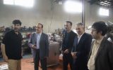 بازدید رئیس بنیاد نخبگان استان گیلان از شرکت دانش‌بنیان ماشین‌سازی حسنی