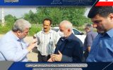 بازدید نماینده رشت و خمام از پروژه بهسازی و تعریف محور