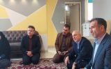 دیدار مدیرکل بنیاد شهید گیلان با همسر شهید سجاد زارع در قزوین