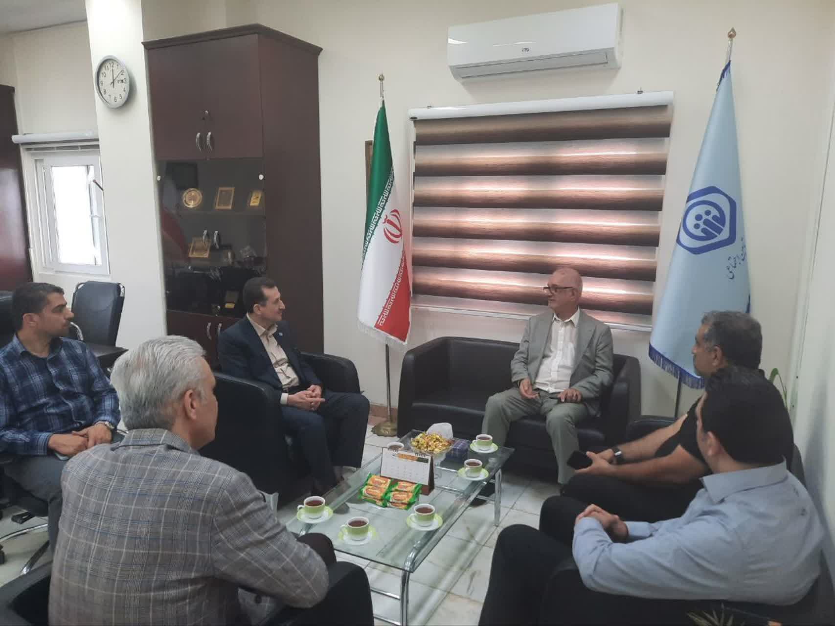 دیدار و گفت‌وگوی خیر نیک‌اندیش استان با مدیر درمان تأمین اجتماعی گیلان